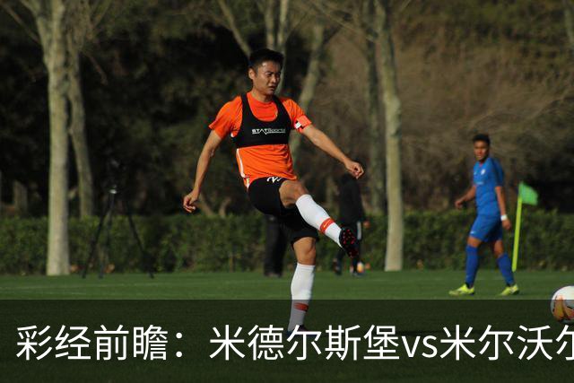 彩经前瞻：米德尔斯堡vs米尔沃尔，看好主队两球优势完胜