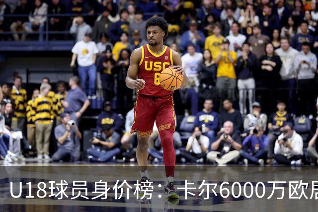U18球员身价榜：卡尔6000万欧居首，道曼、恩古莫哈分列二三